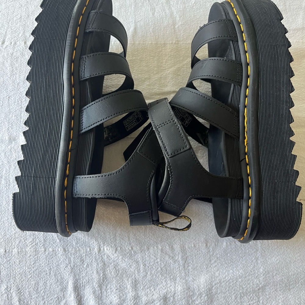 Dr. Martens Black Platform Sandals